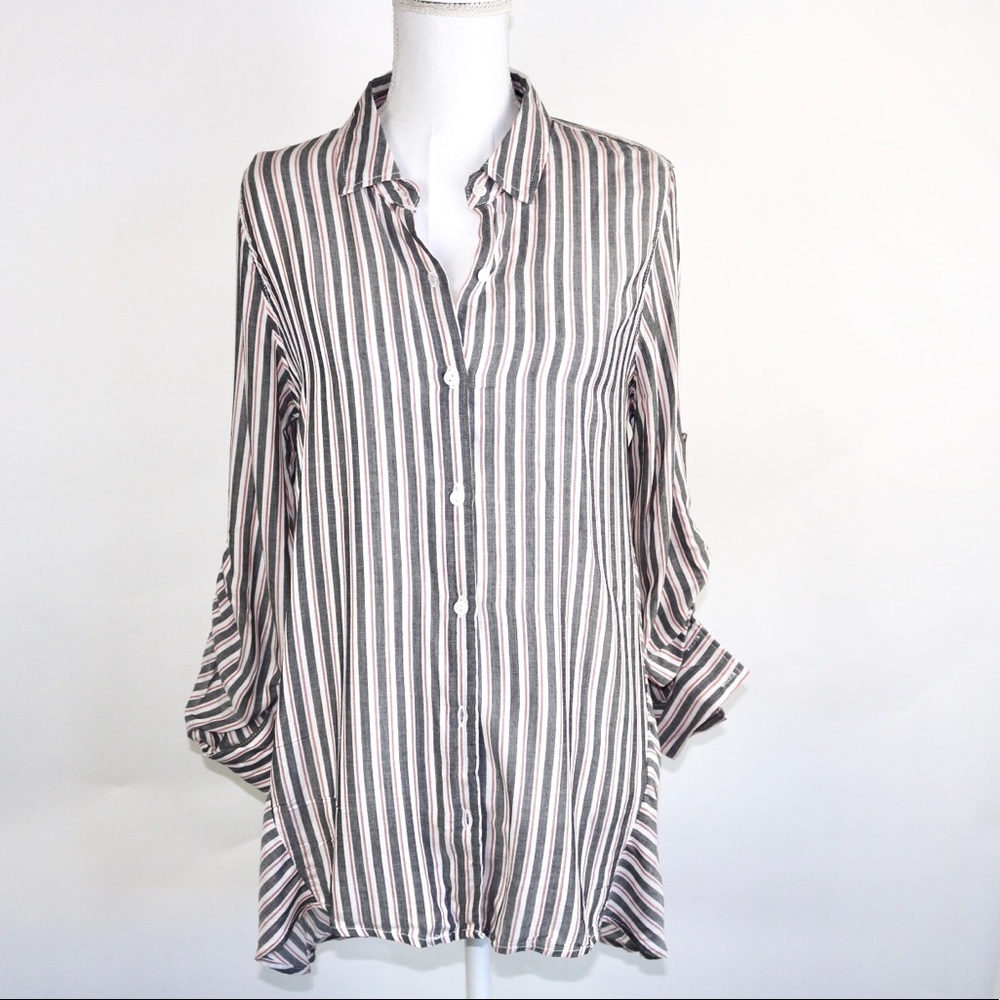 Max Studio Button-Down Top